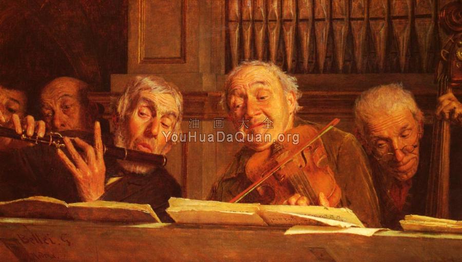 Five Members Of An Orchestra - 加埃塔诺·贝莱伊